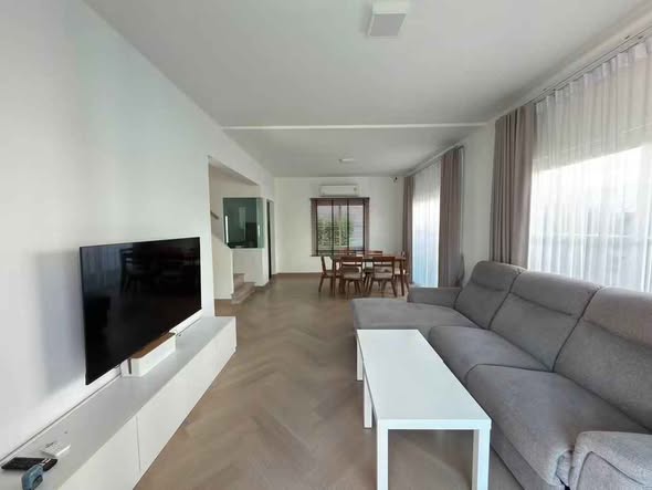 living room and bedroom of Villaggio Srinakarin-Bangna 2