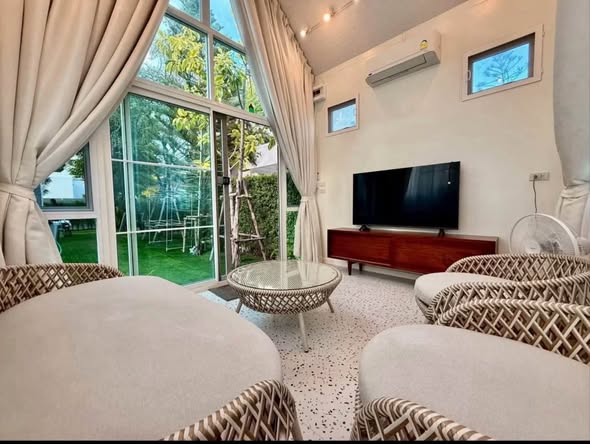 living room and room interior of Villaggio Srinakarin-Bangna 2