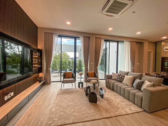 living room of VIVE กรุงเทพกรีฑา
