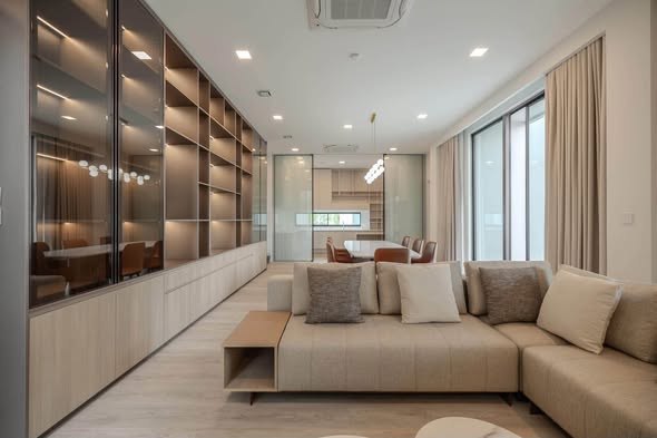 living room and room interior of VIVE กรุงเทพกรีฑา