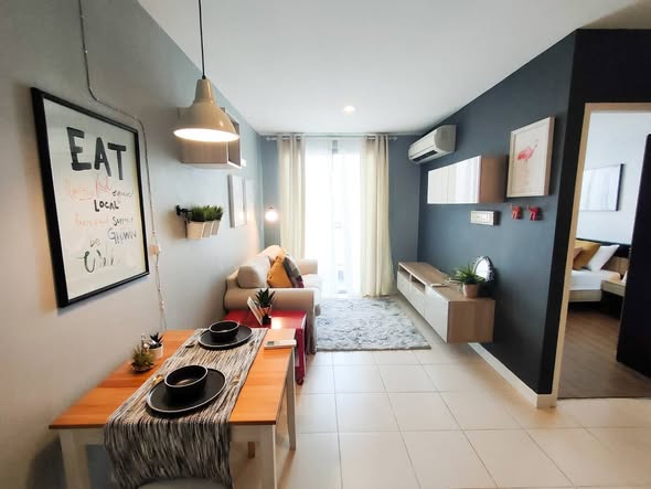 room interior of VOQUE Place Sukhumvit 107 – Bearing 2 : โว้ค เพลส สุขุมวิท 107 – แบริ่ง 2