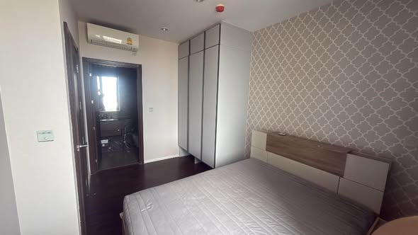 bedroom of Whizdom Inspire Sukhumvit วิสซ์ดอม อินสปาย สุขุมวิท