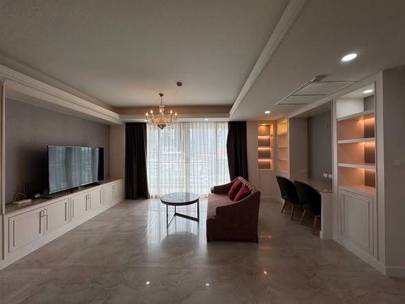 living room of Wilshire Condominium