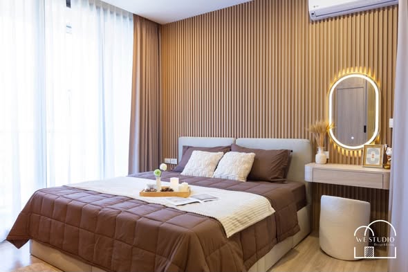 bedroom and bathroom of XT Phayathai
